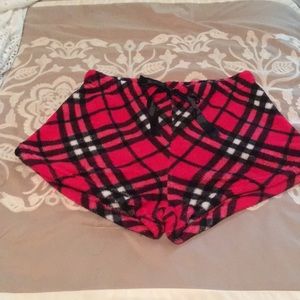 Plush lounge shorts